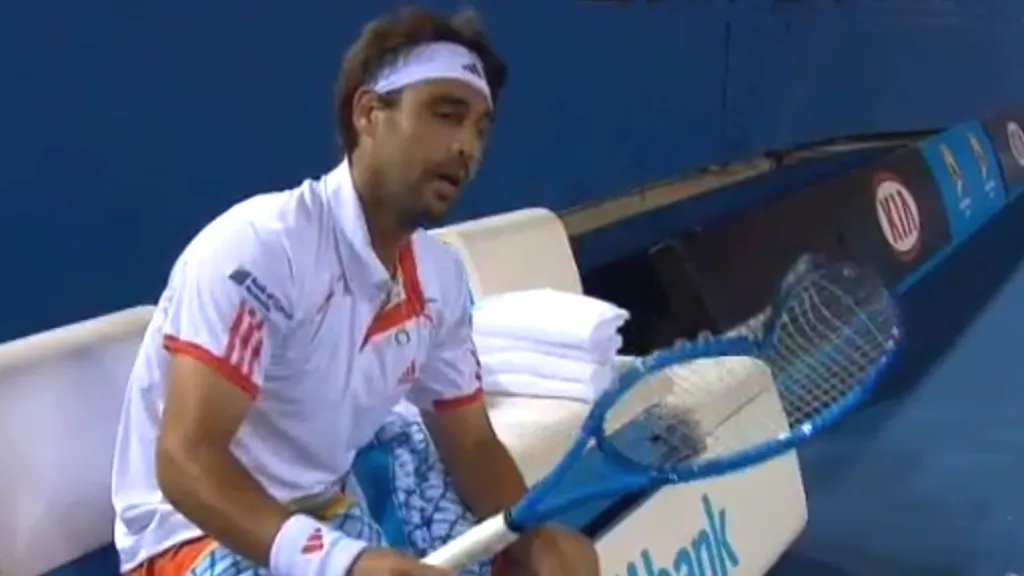 Marcos Baghdatis se uklidňuje