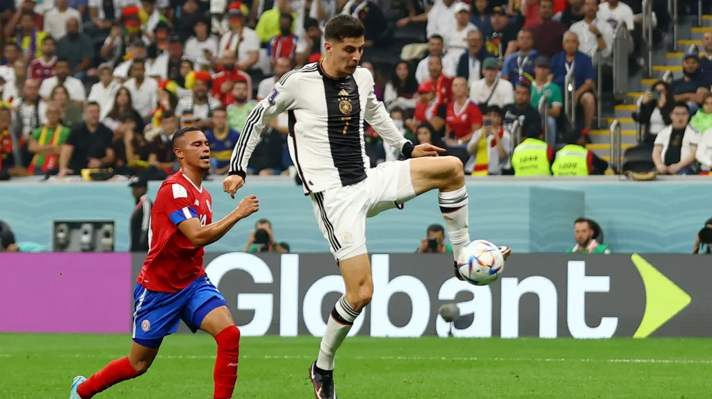 Kai Havertz skóruje proti Kostarice