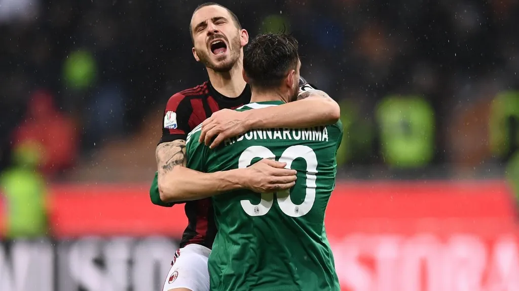 Radost hráčů AC Milán v italském poháru