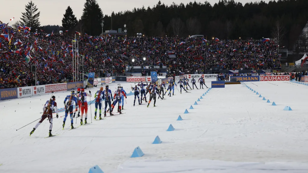 Soutěž k SP v biatlonu v Novém Městě na Moravě – neděle 9. března