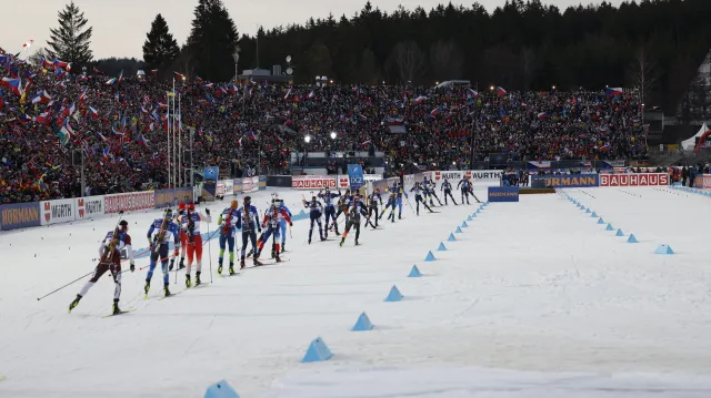 Soutěž k SP v biatlonu v Novém Městě na Moravě – neděle 9. března