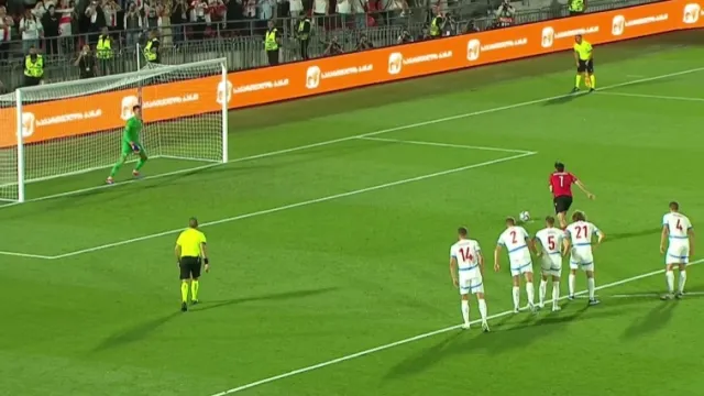 Gól v utkání Gruzie – Česko: Kvarachelija z pen. – 1:0 (32. min.)