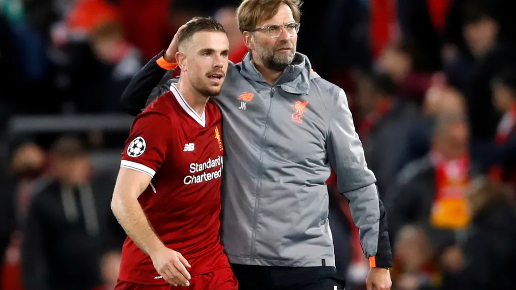 Jordan Henderson a Jürgen Klopp