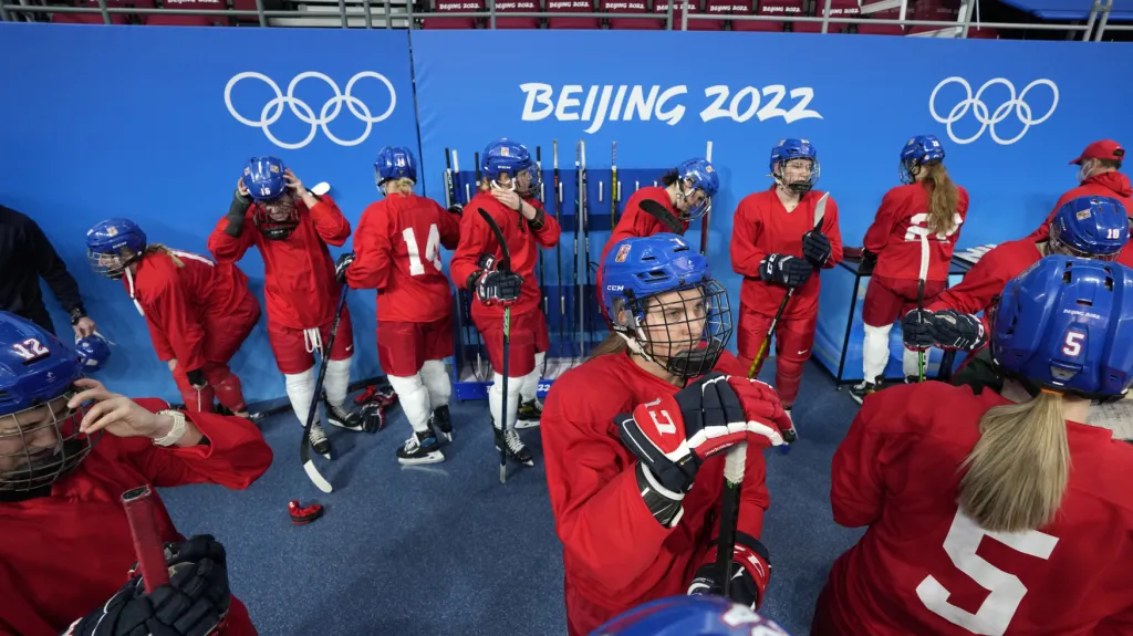 České hokejistky se poprvé seznámily s olympijským ledem