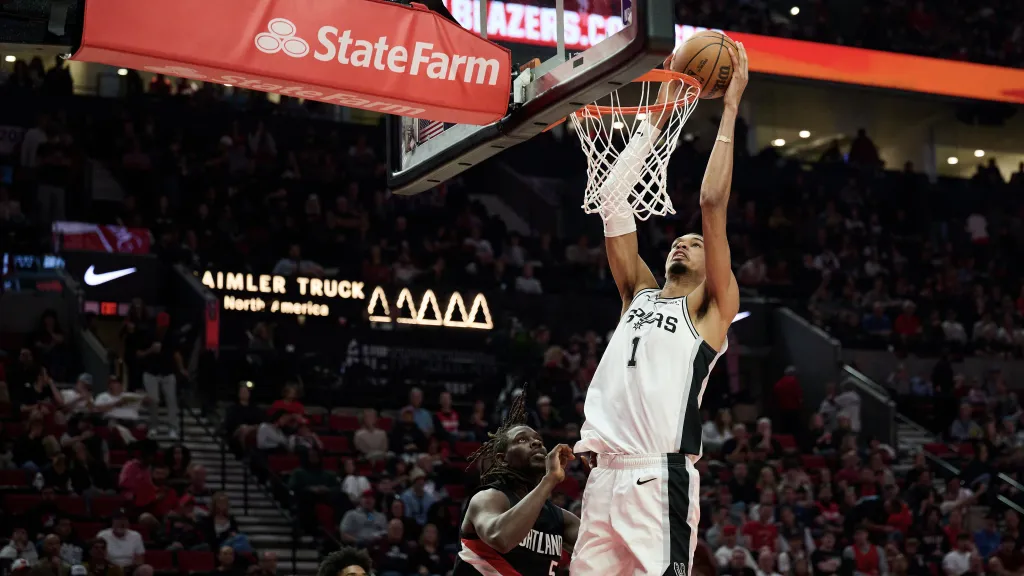 Hvězda San Antonia Victor Wembanyama