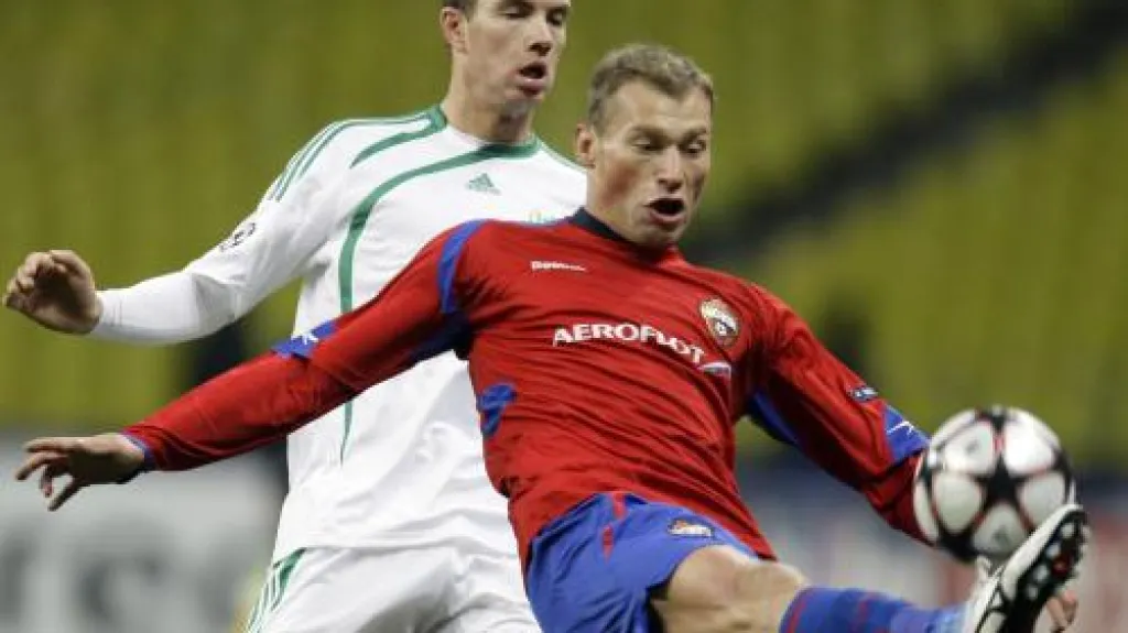 Utkání CSKA Moskva - VfL Wolfsburg