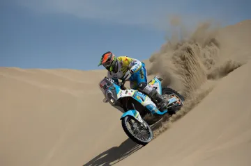 Jan Veselý při Rallye Dakar