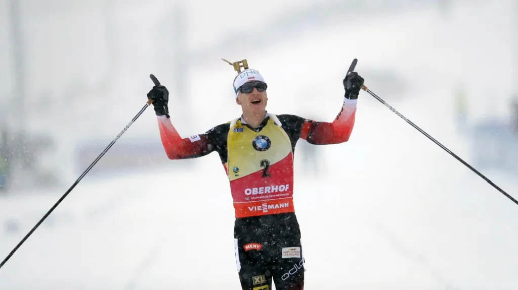 Norský biatlonista Johannes Thingnes Bö