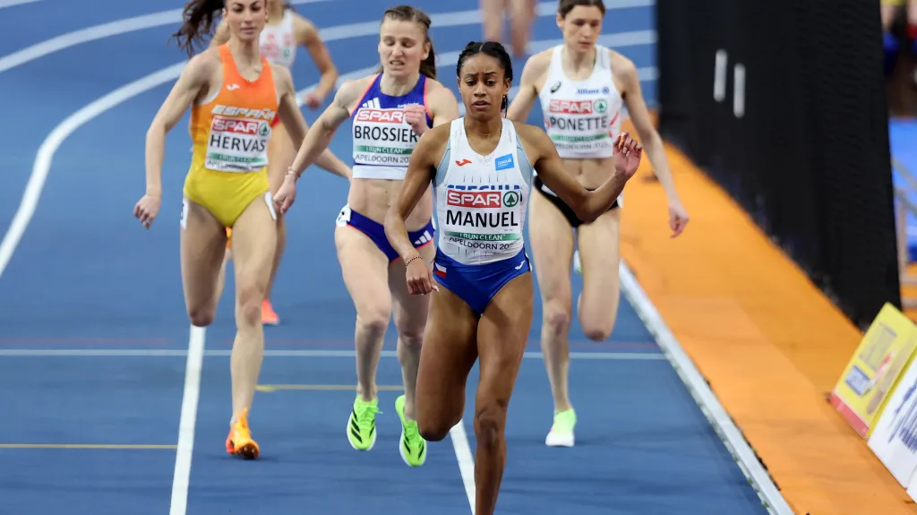 Lurdes Gloria Manuel v rozběhu na HME