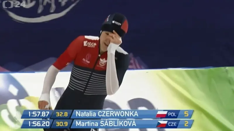 Sáblíková byla šestá v závodě na 1500 metrů na MS