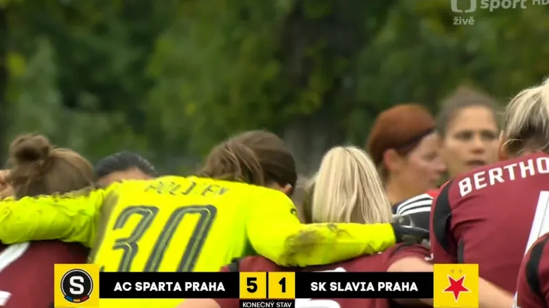 Sestřih utkání Sparta – Slavia