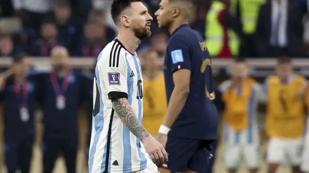 Lionel Messi a Kylian Mbappé