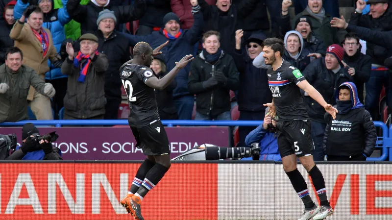 Radost fotbalistů Crystal Palace