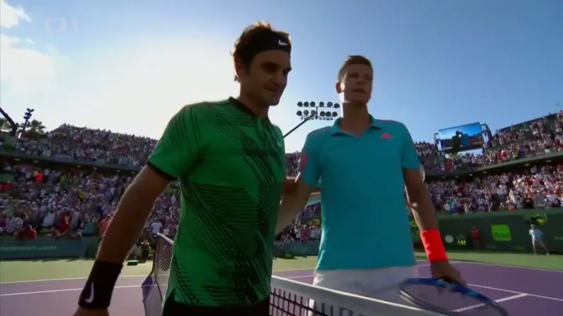 Berdych neproměnil dva mečboly proti Federerovi