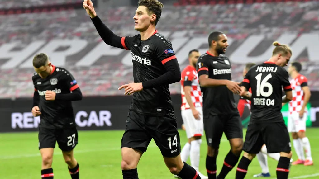 Patrik Schick skóroval za Leverkusen proti Beer Ševě