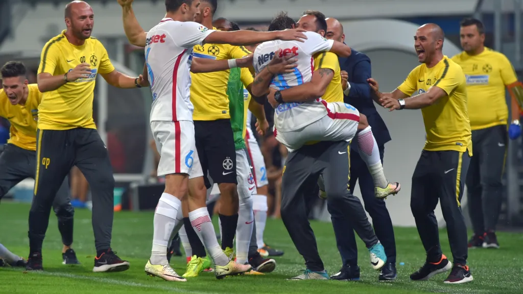 Radost fotbalistů FCSB