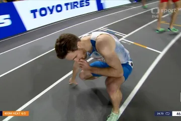 Vítězný rozběh Krska na 400 metrů s ohlasem