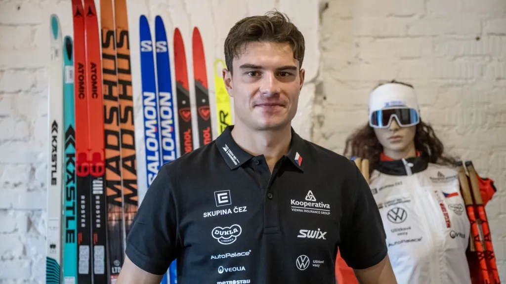 Běžec na lyžích Michal Novák