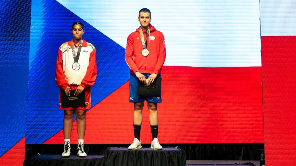 Stella Blažková na stupních vítězů