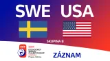 Záznam utkání Švédsko – USA