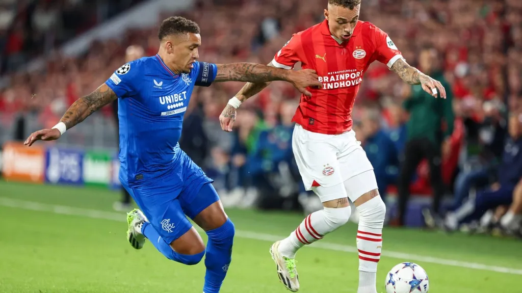 Utkání PSV Eindhoven – Rangers
