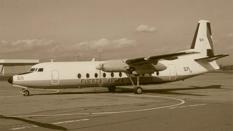 Fokker F27 peruánského týmu Alianza Lima