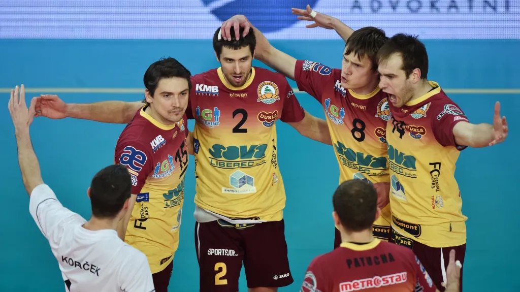 Radost volejbalistů Liberce