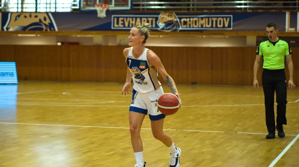 Chomutovská rozehrávačka Kateřina Bartoňová