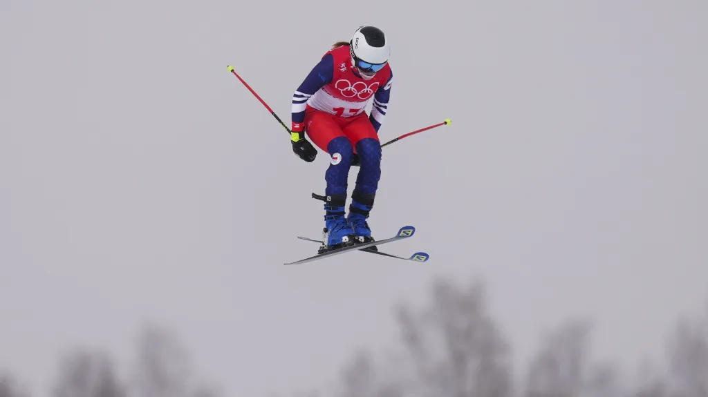 Skikrosařka Nikol Kučerová na Hrách v Pekingu