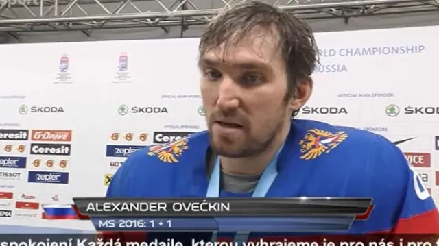 Ovečkin: S bronzem jsme spokojení
