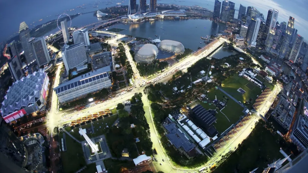 Trať formule 1 v Singapuru