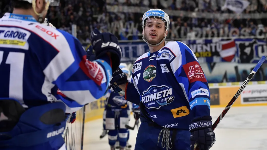 Oslava brněnských hokejistů