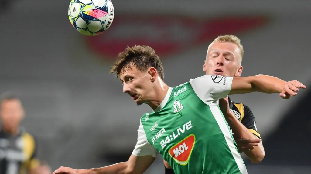 Dominik Hollý v jabloneckém dresu