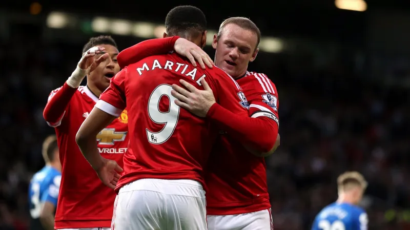 Radost fotbalistů Manchesteru United