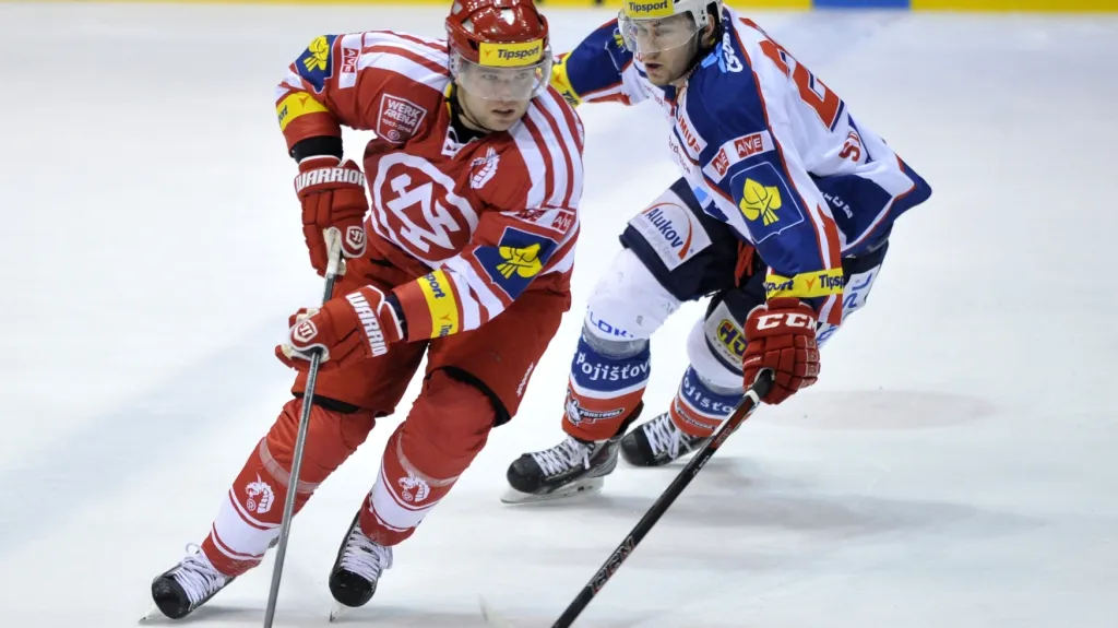 Utkání Pardubice - Třinec