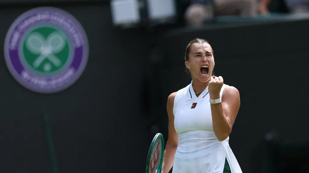 Aryna Sabalenková na Wimbledonu