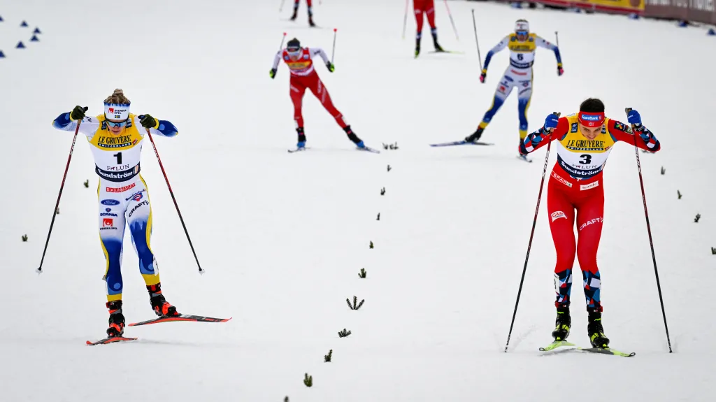 Štafeta žen v běhu 4 x 7,5 kilometru 