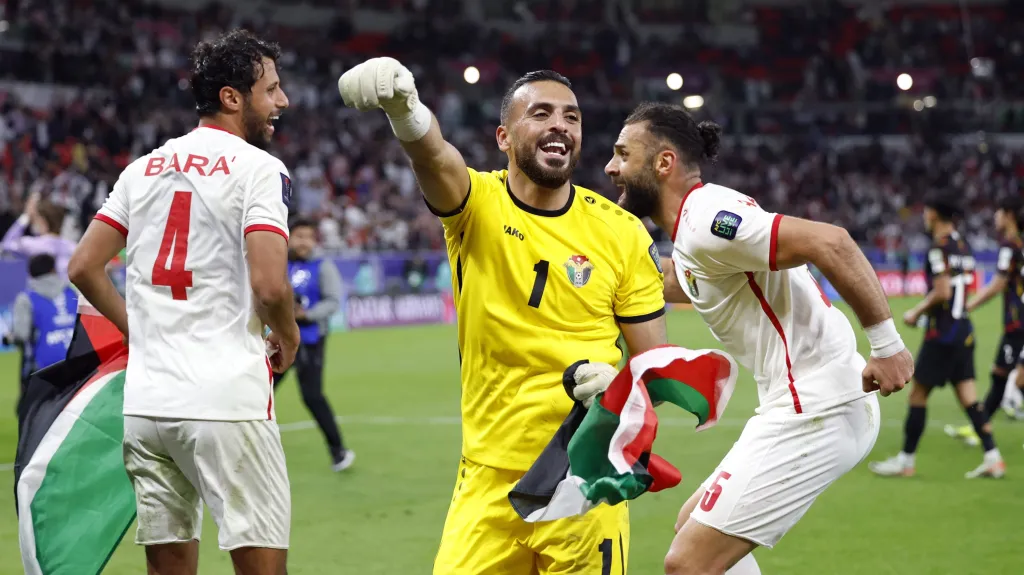 Fotbalisté Jordánska