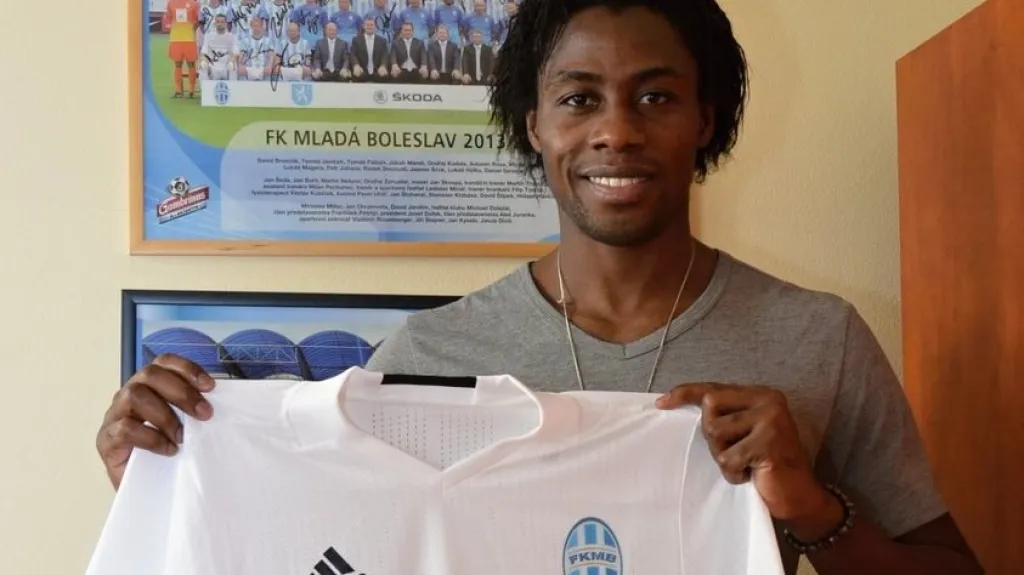 Tiémoko Konaté s dresem Mladé Boleslavi