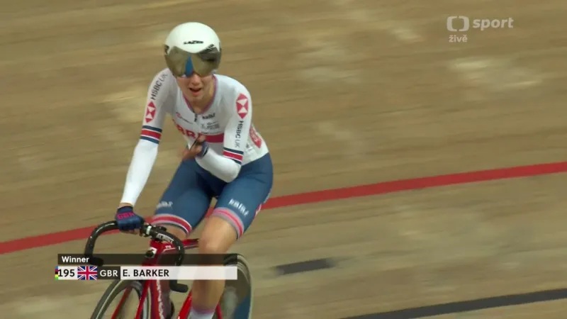 Závěr závodu žen ve scratchi na MS v Pruszkówě