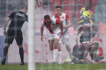Tomáš Chorý byl proti Spartě vyloučen