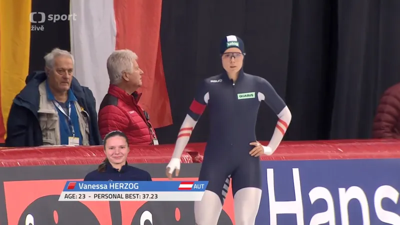 Herzogová vládla klání rychlobruslařek na trati 500 m