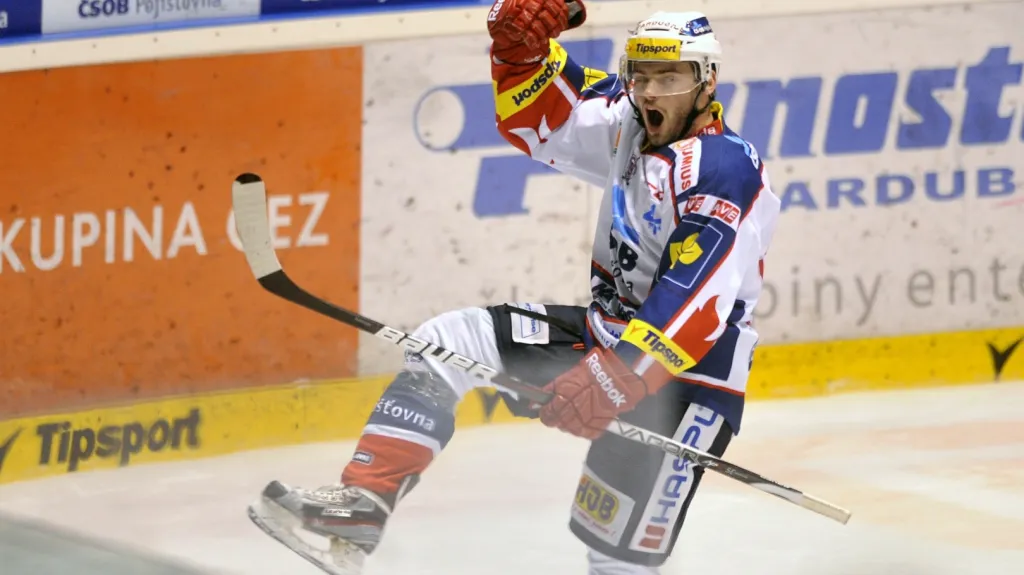 Robert Kousal v dresu Pardubic