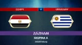 Záznam utkání Egypt - Uruguay