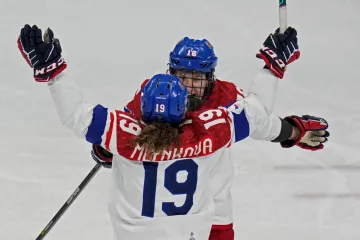 Radost českých hokejistek