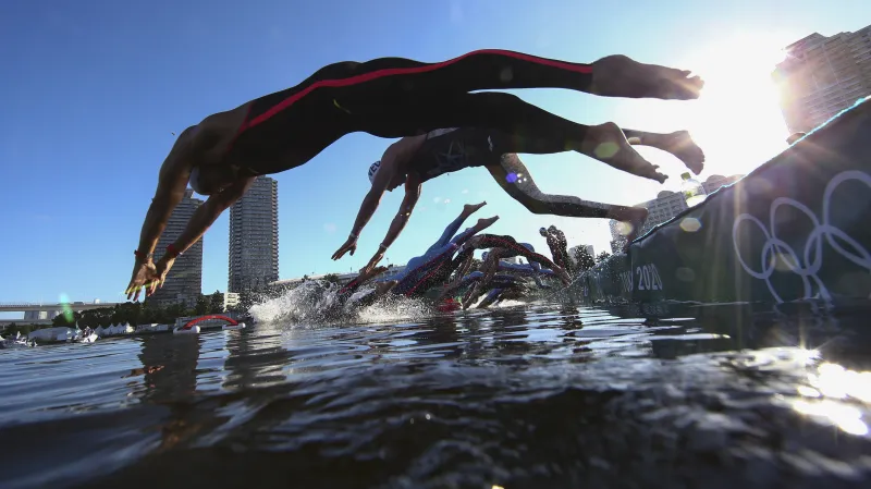 Záznam závodu dálkových plavců