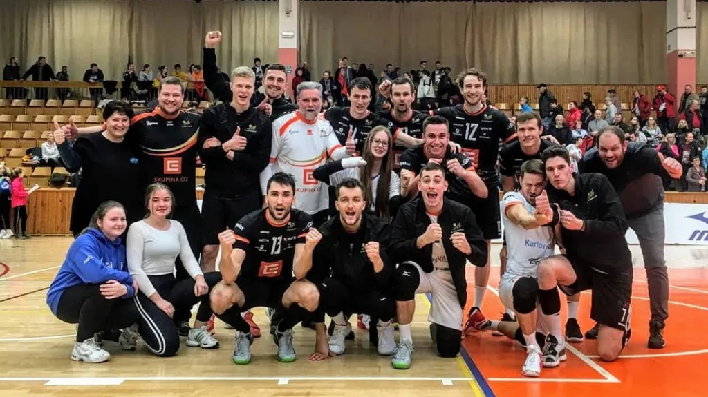 Radost Karlovarska po výhře na Kladně