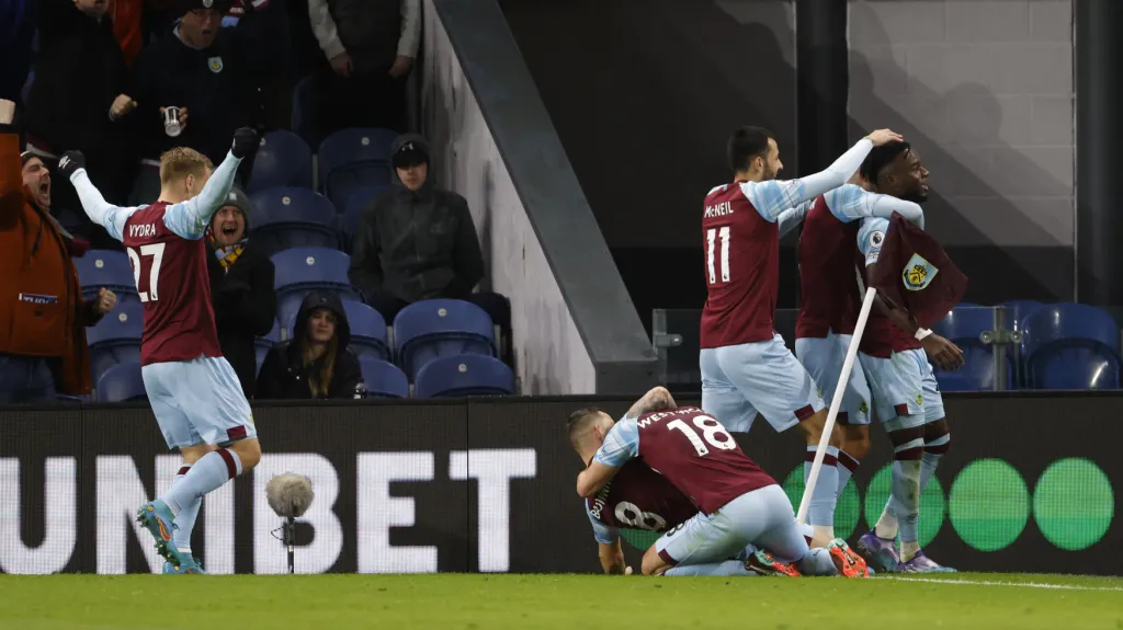 Radost hráčů Burnley