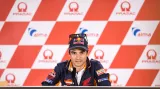 Dani Pedrosa na tiskové konferenci v Sachsenringu
