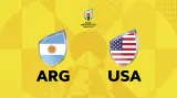 Záznam utkání Argentina - USA